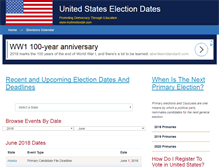 Tablet Screenshot of elections.mytimetovote.com