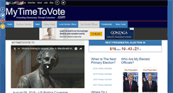 Desktop Screenshot of mytimetovote.com